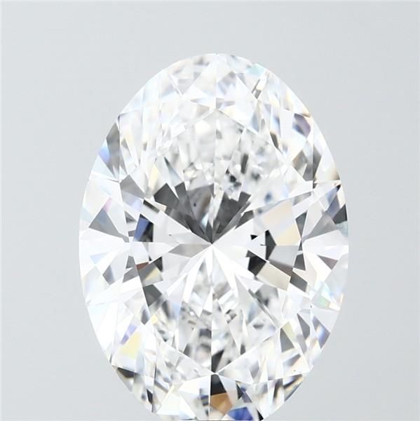 5.01 ct. oval Lab Grown Diamond front image