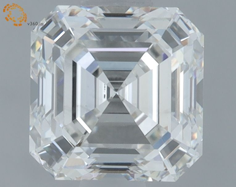 1.08 ct lab-grown Asscher Diamond