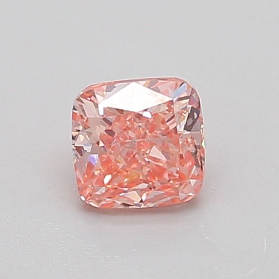 0.54 CT Fancy Intense Pink CUSHION MODIFIED