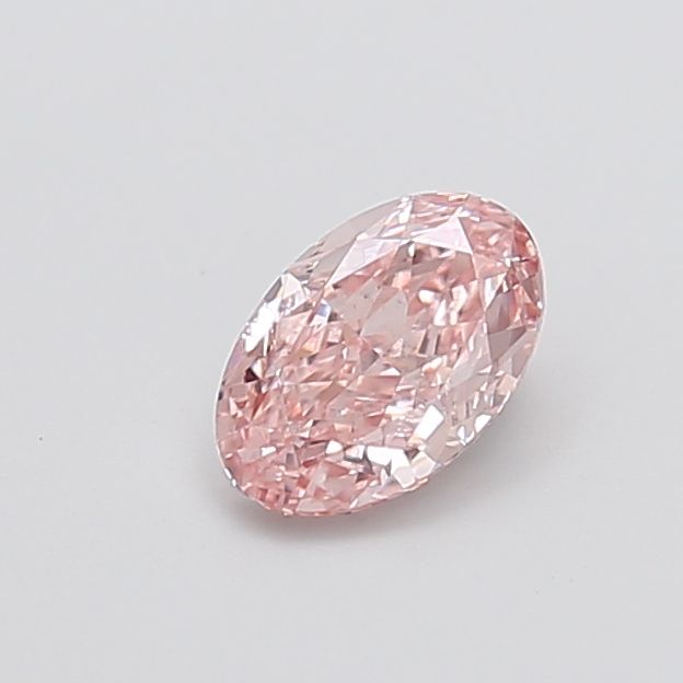 0.91 CT Fancy Intense Pink OVAL