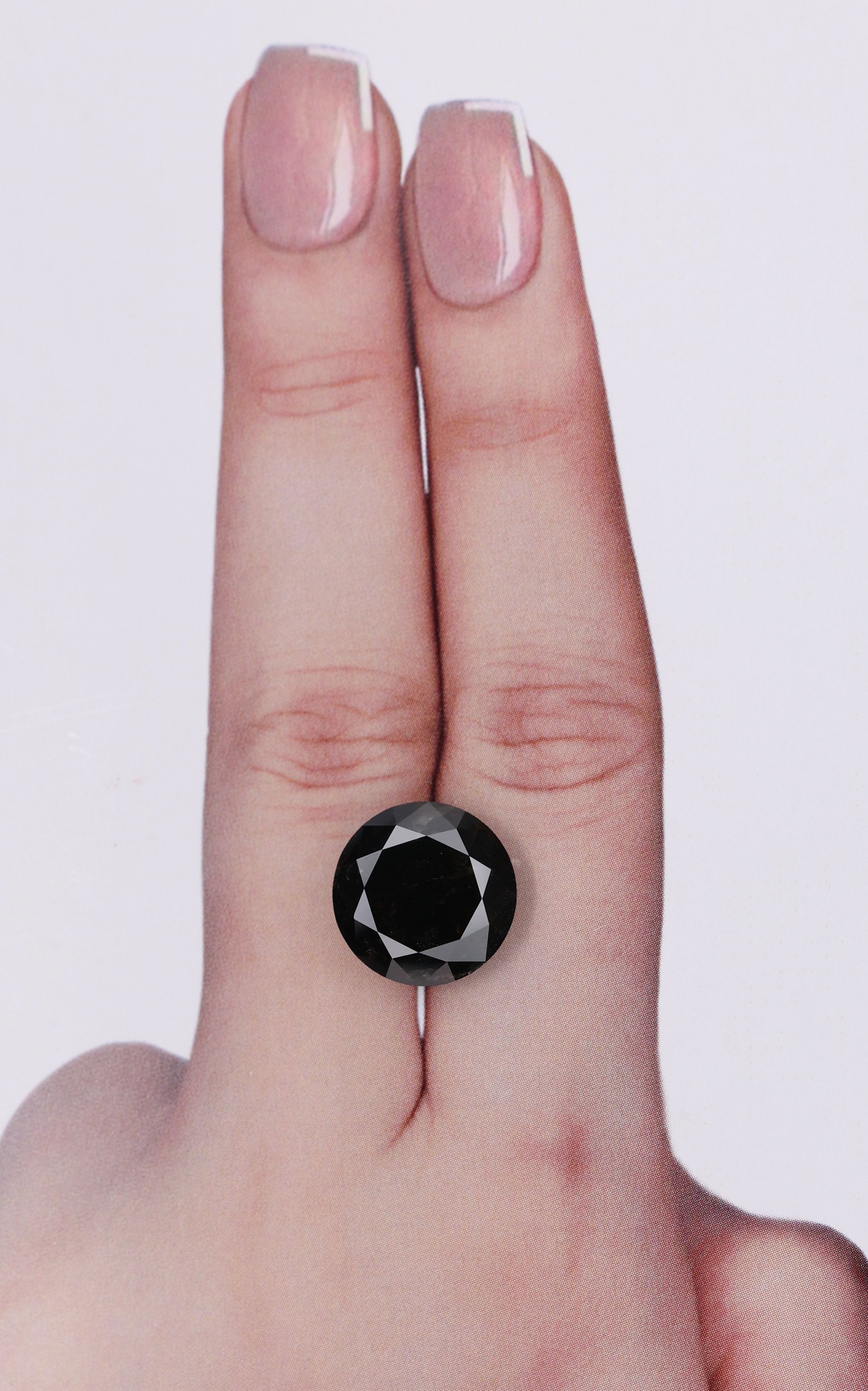 Diament 6.65 ct Fancy Black/VVS2