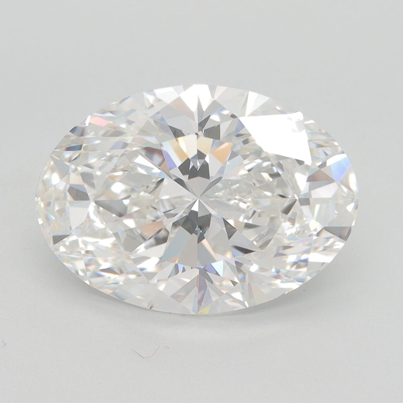 5.01 ct. oval Lab Grown Diamond front image