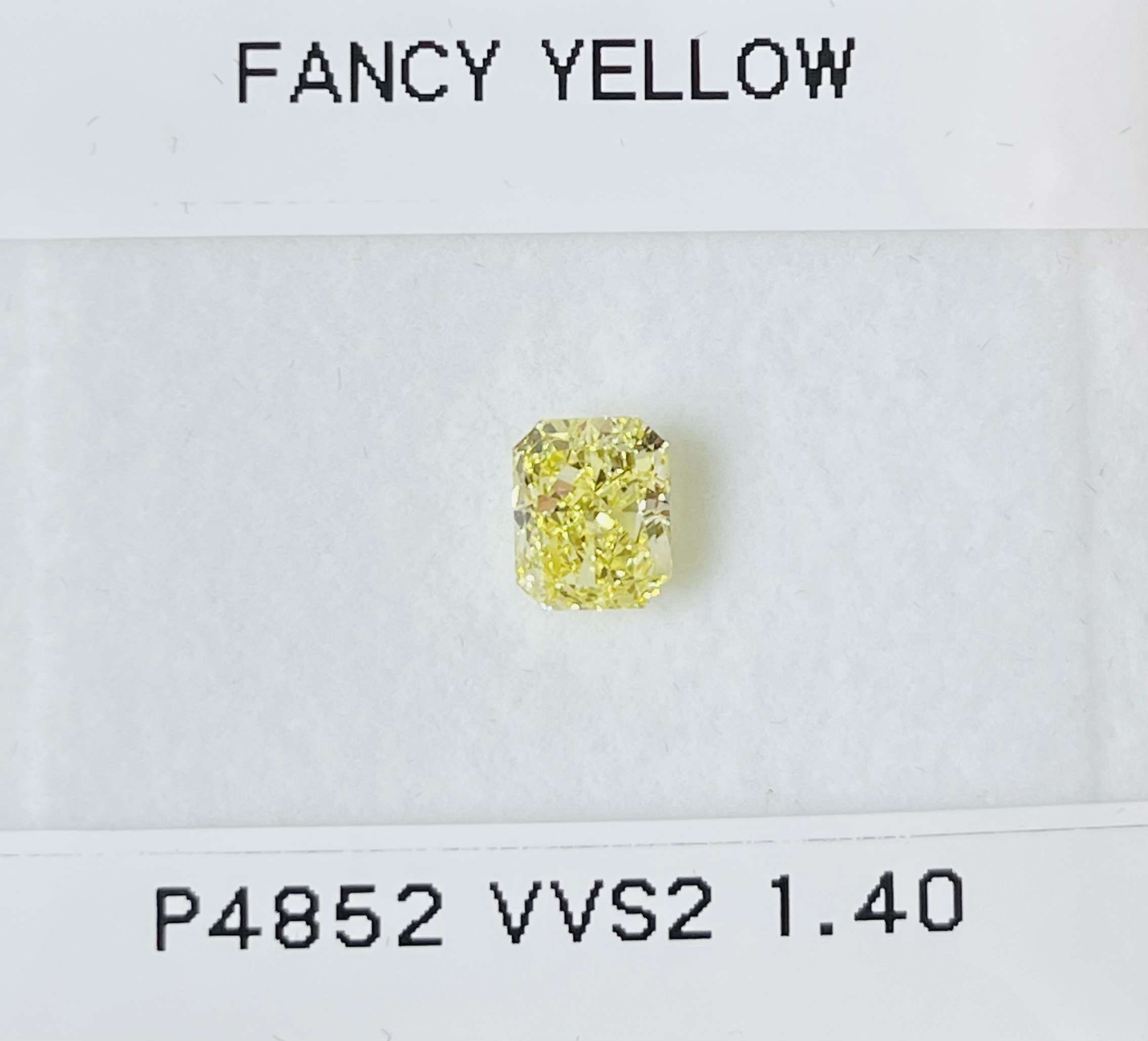 1.40 ct Radiant diamond