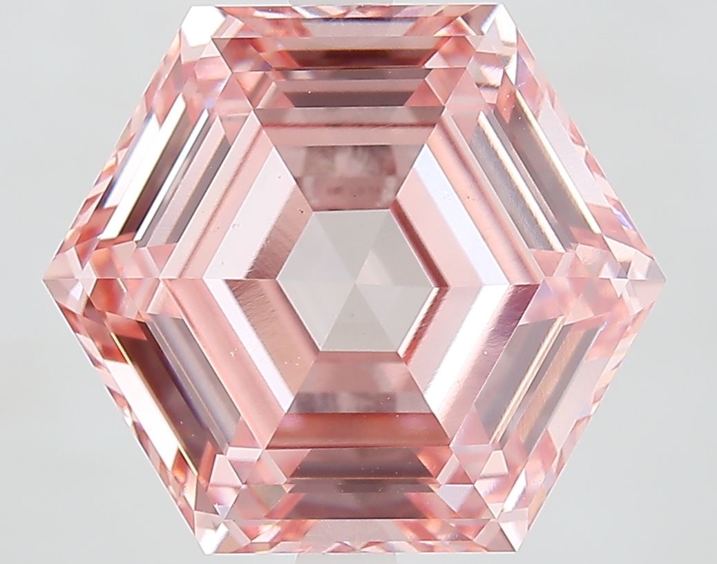 7.65 ct lab-grown Hexagonal Diamond