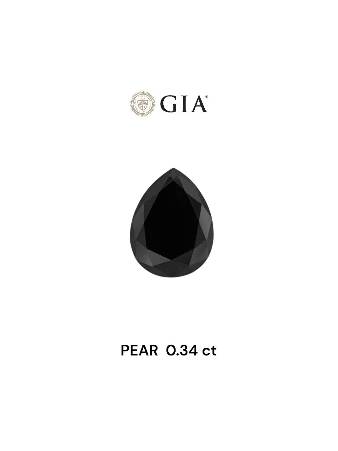 0.34 ct Pear diamond
