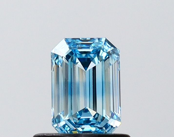 0.71 CT Fancy Intense Blue EMERALD