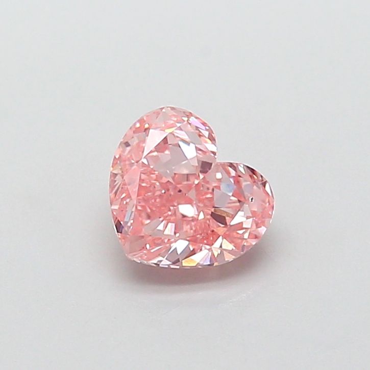 1.0 CT Fancy Vivid Pink HEART