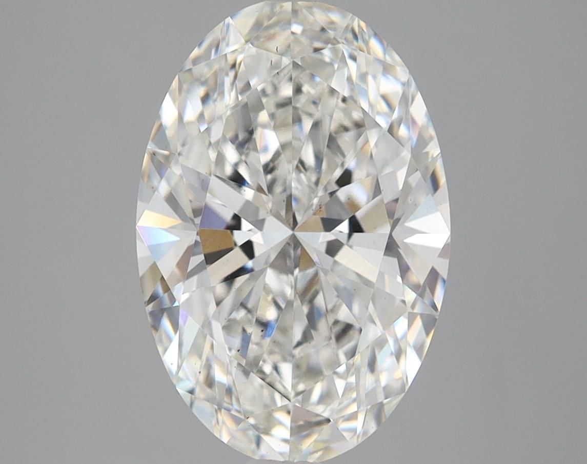 3.42 ct. oval Lab Grown Diamond front image