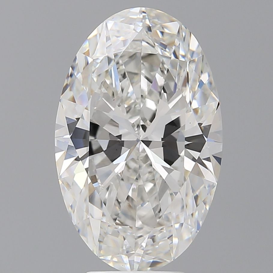 6.08 ct. oval Lab Grown Diamond front image
