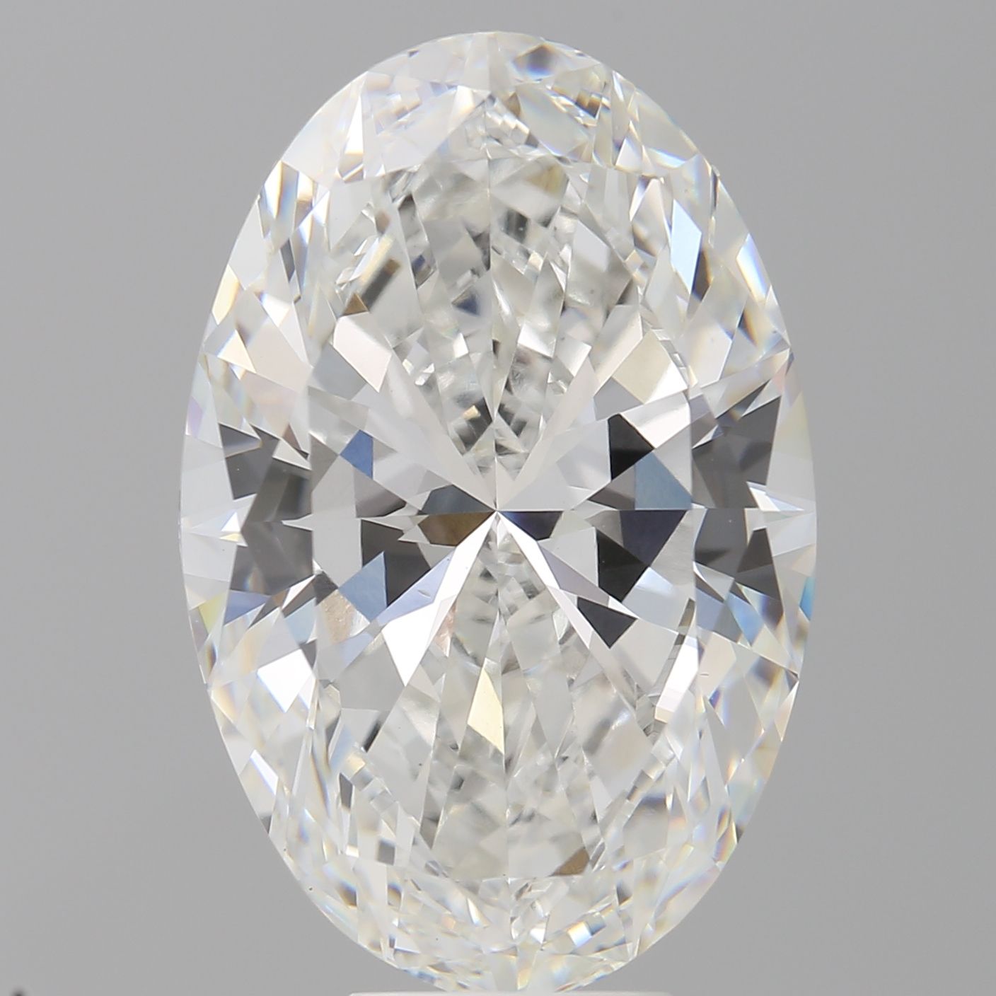 9.09 ct. oval Lab Grown Diamond front image