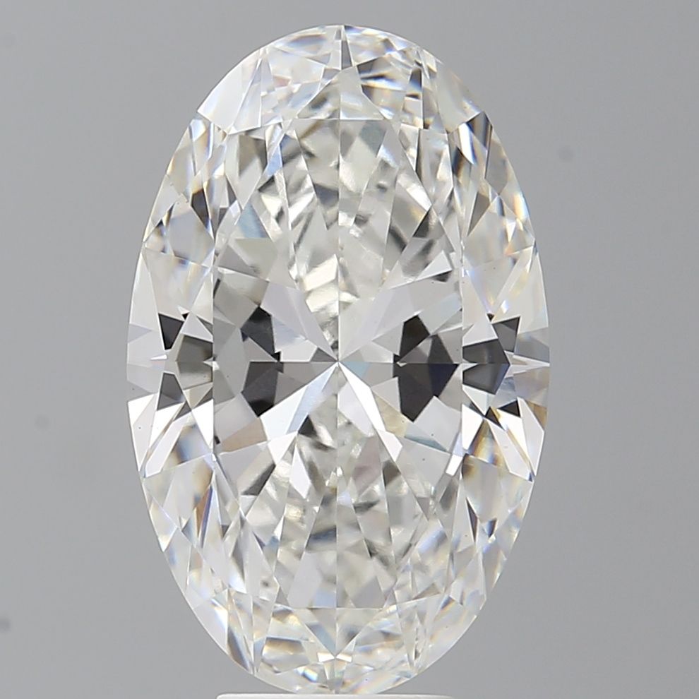 7.03 ct. oval Lab Grown Diamond front image