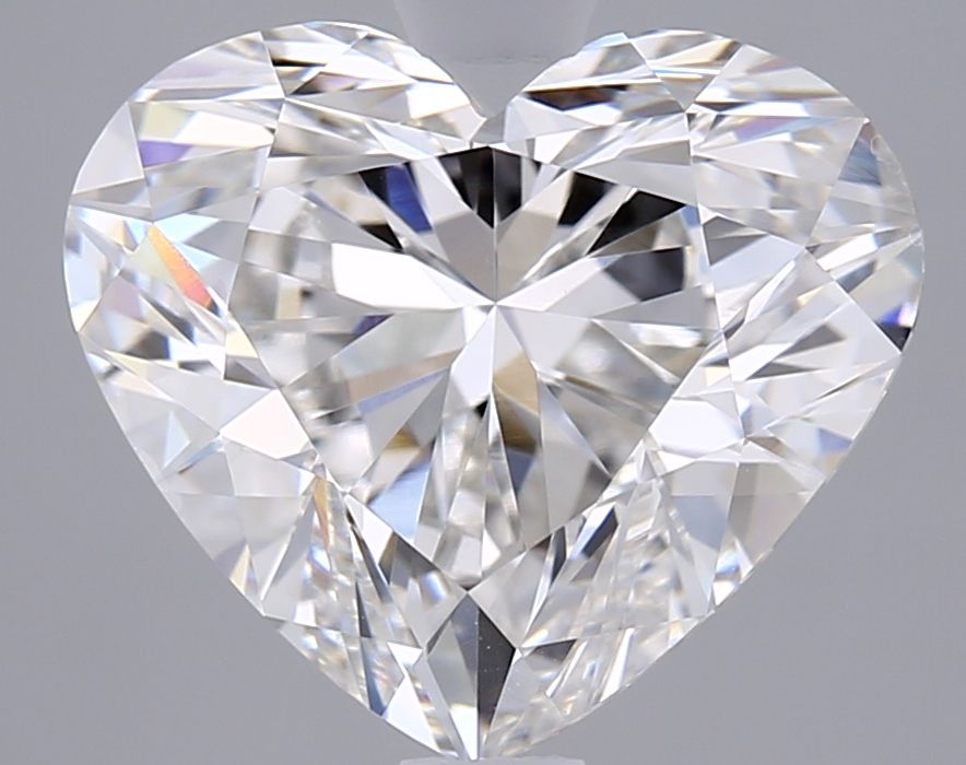 3.03 carat f VVS2 EX Cut IGI heart diamond