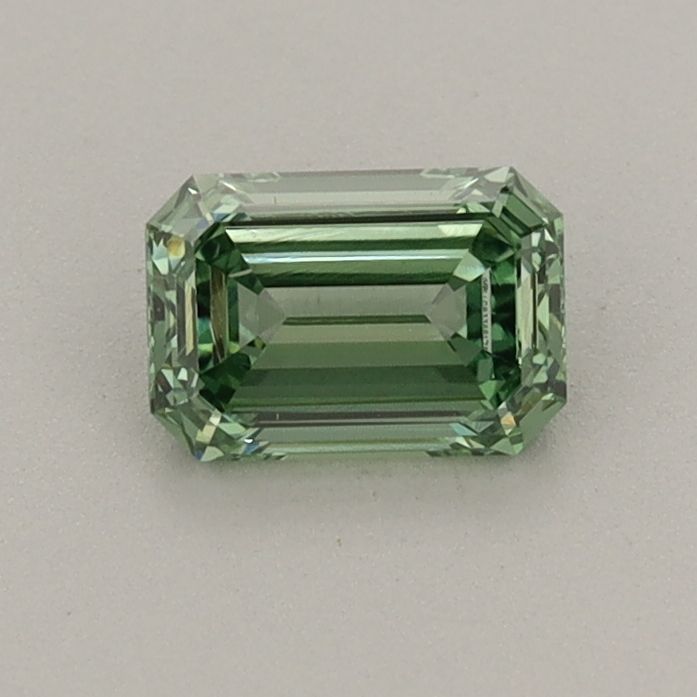 0.54 CT Fancy Vivid Green EMERALD