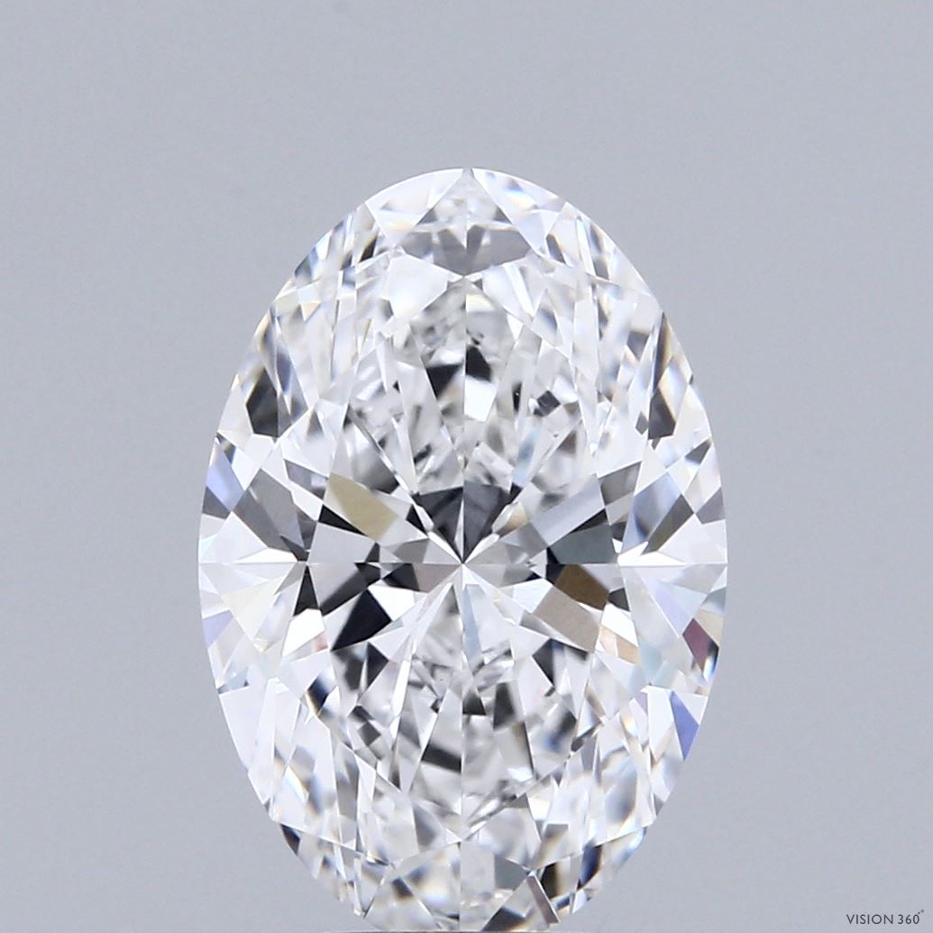 4.02 ct. oval Lab Grown Diamond front image