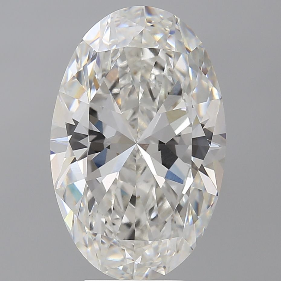 6.58 ct. oval Lab Grown Diamond front image