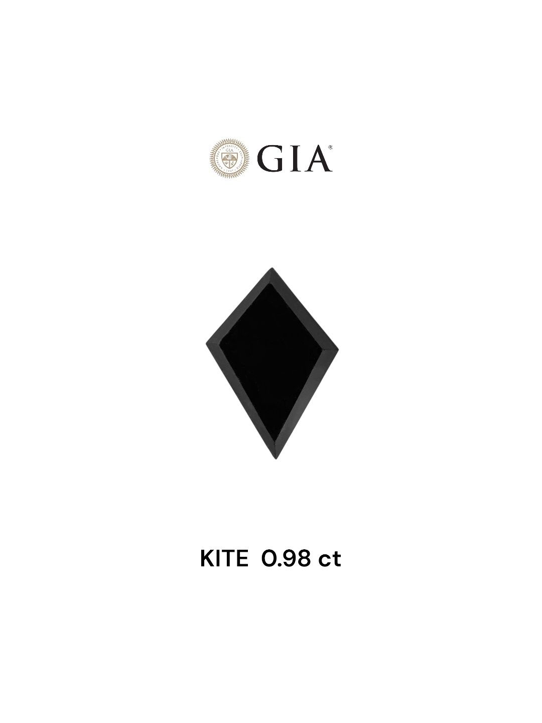 Diament 0.98 ct Fancy Black/VVS2