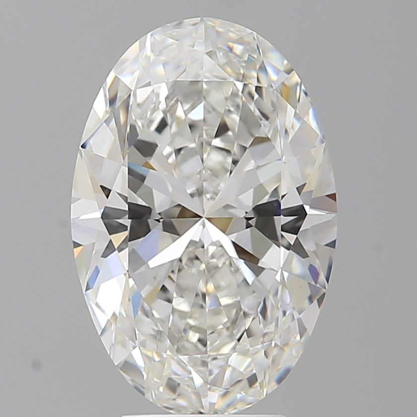 5.09 ct. oval Lab Grown Diamond front image