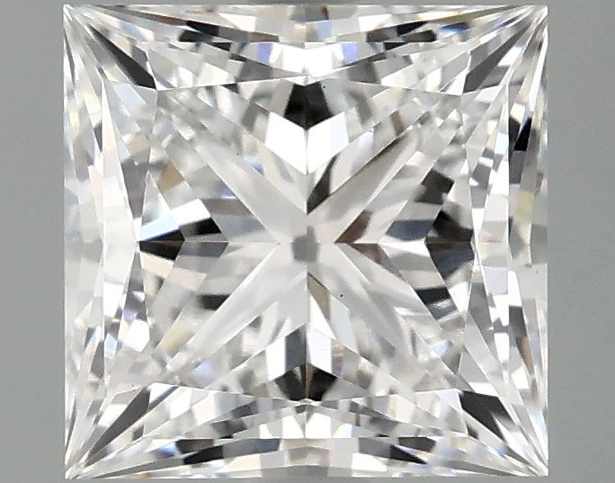 2.10 ct. princess Lab Grown Diamond front image