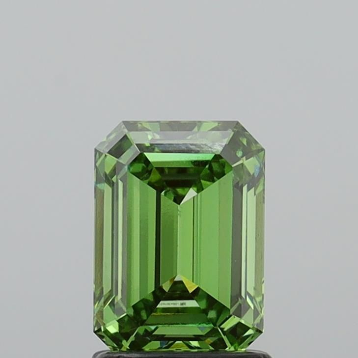 1.55 CT Fancy Vivid Green EMERALD