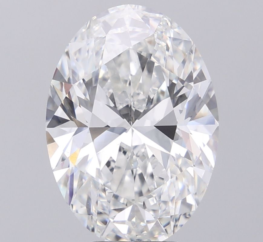 6.01 ct. oval Lab Grown Diamond front image