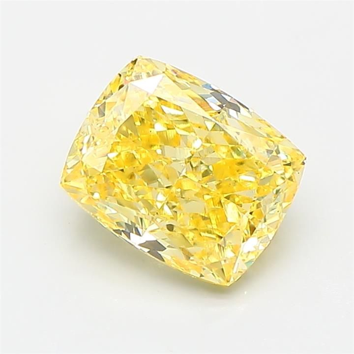 1.6 CT Fancy Vivid Yellow CUSHION MODIFIED