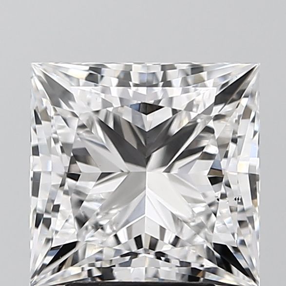 3.67 ct. princess Lab Grown Diamond front image