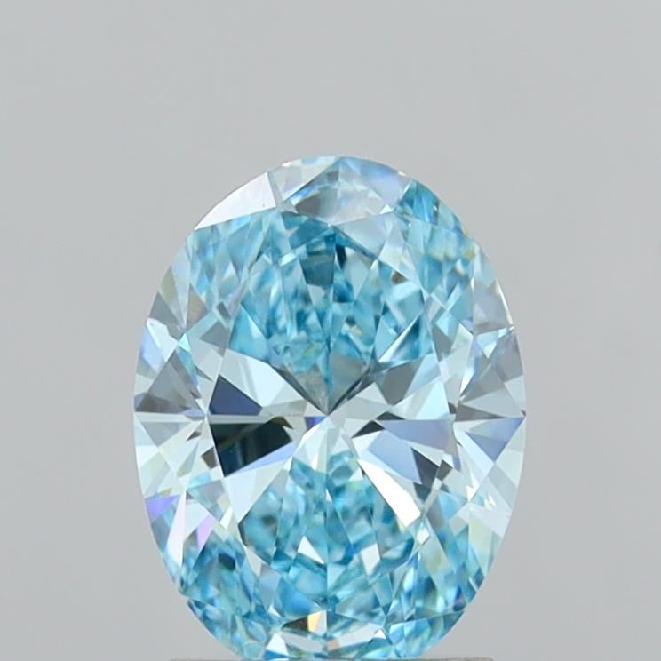 1.81 CT Fancy Vivid Blue OVAL