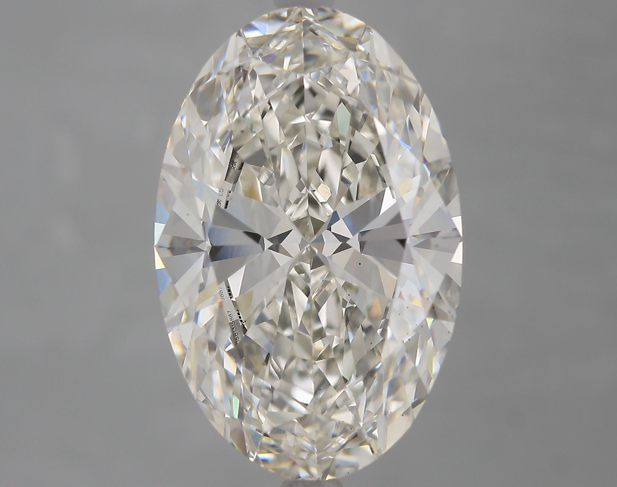 5.51 ct. oval Lab Grown Diamond front image