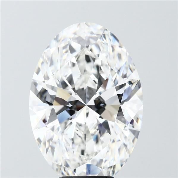 8.09 ct. oval Lab Grown Diamond front image