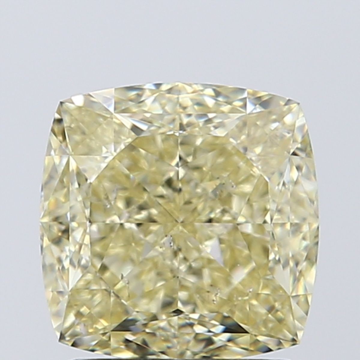 Diament 2.03 ct Fancy Light Yellow/SI1