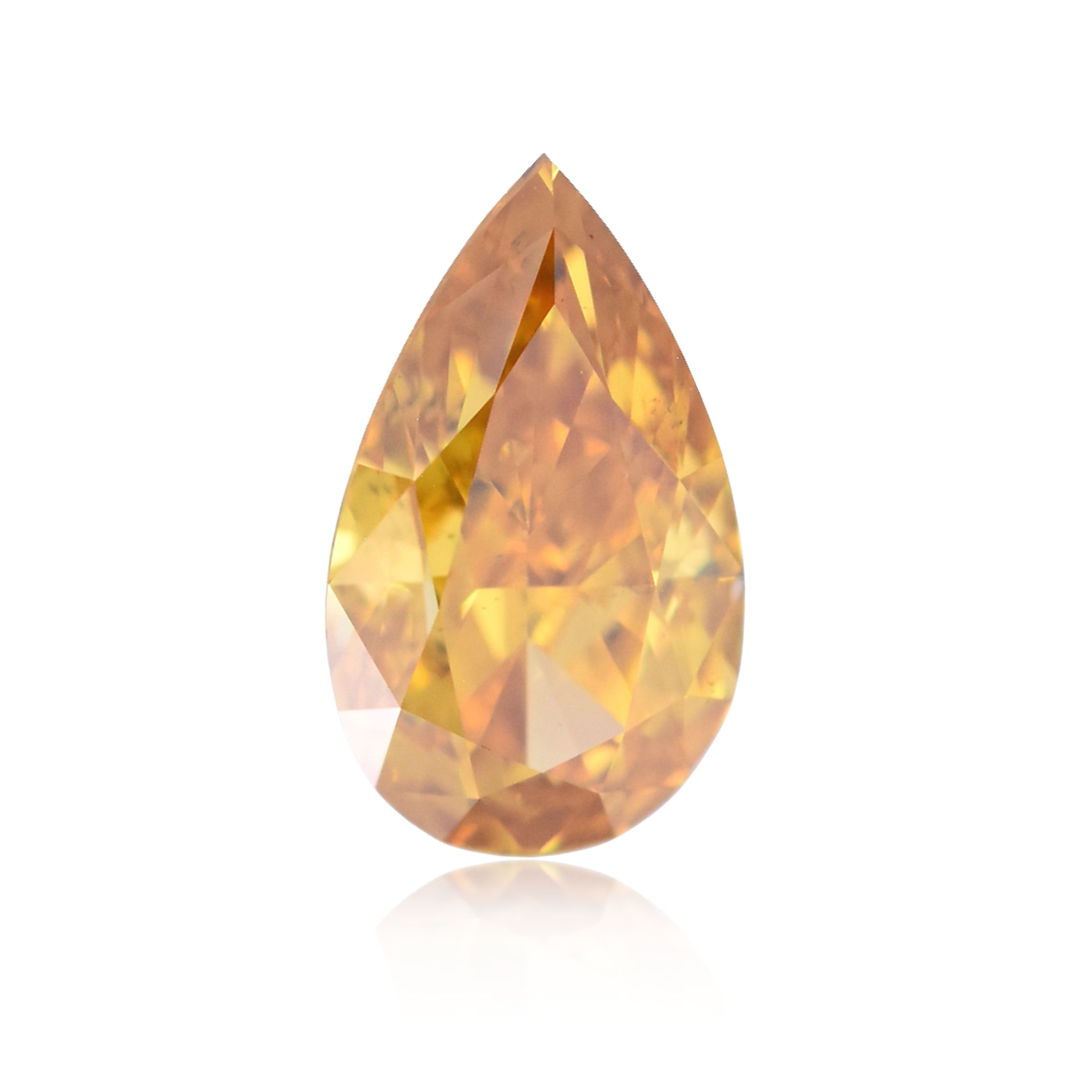 Diament 1.0 ct Fancy Deep Orange Yellow/SI1