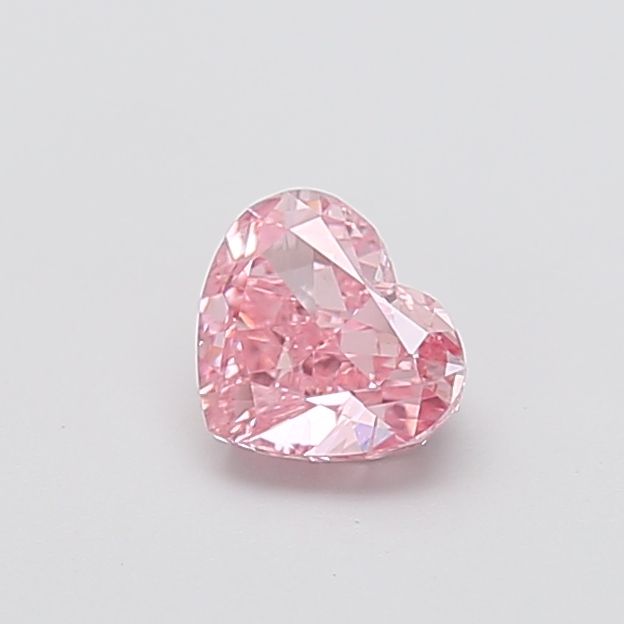 0.93 CT Fancy Vivid Pink HEART