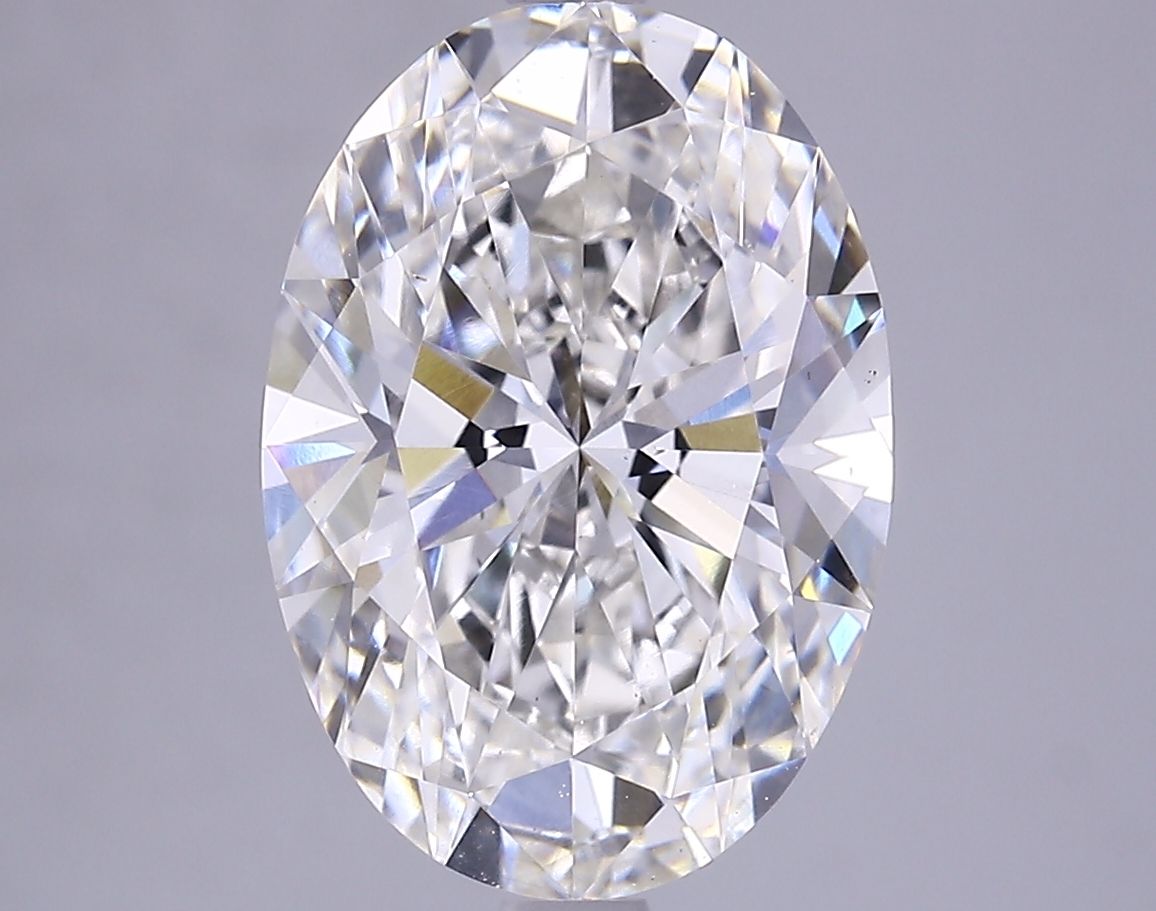 3.84 ct. oval Lab Grown Diamond front image