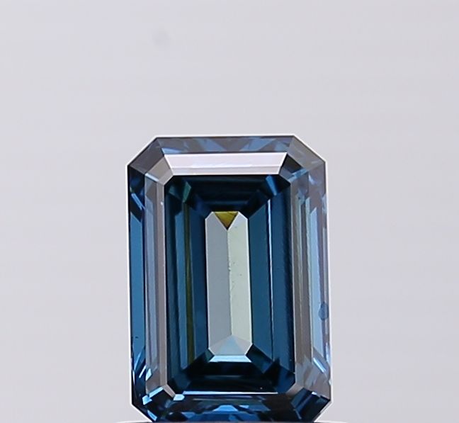 1.08 CT Fancy Vivid Blue EMERALD