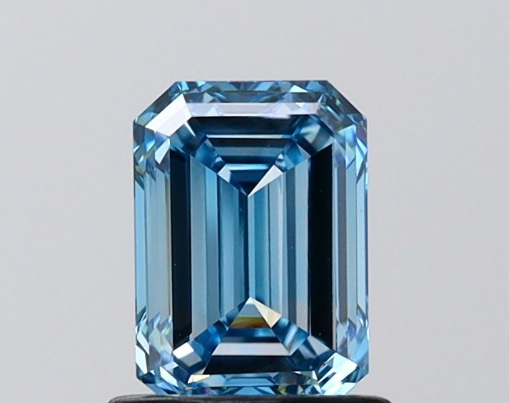 1.06 CT Fancy Vivid Blue EMERALD