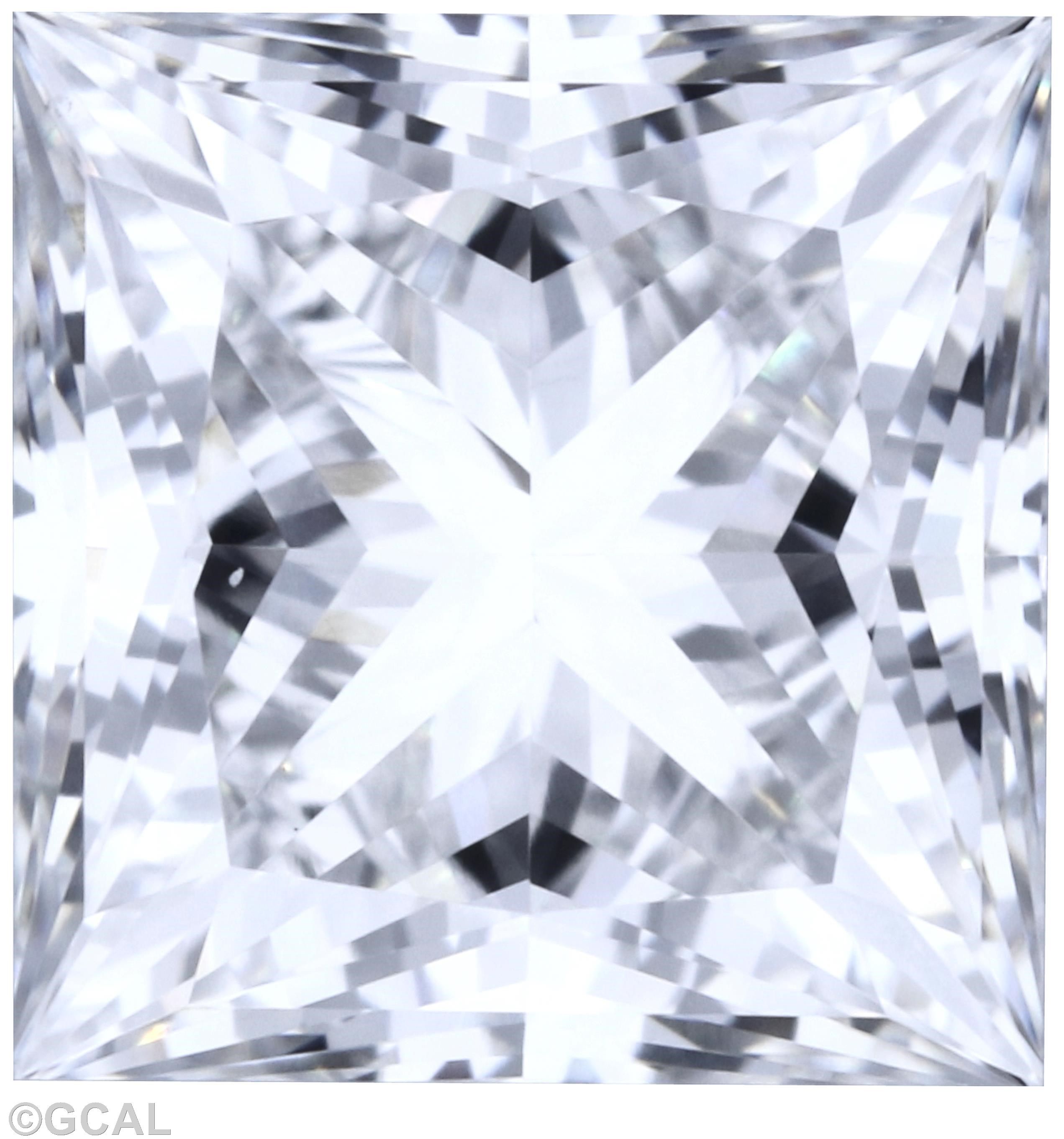 0.76 ct. princess Lab Grown Diamond front image