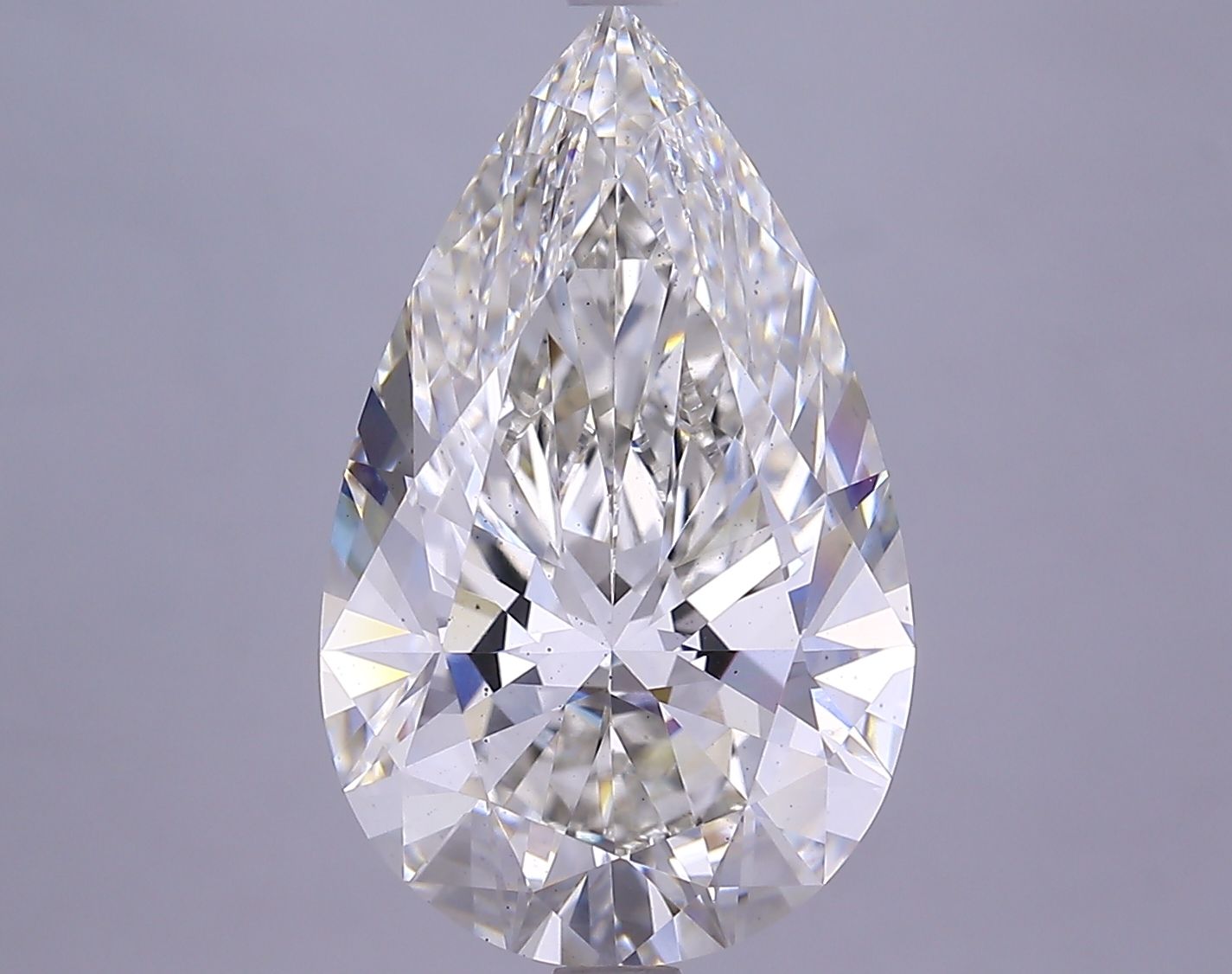 5.67 ct. pear Lab Grown Diamond front image