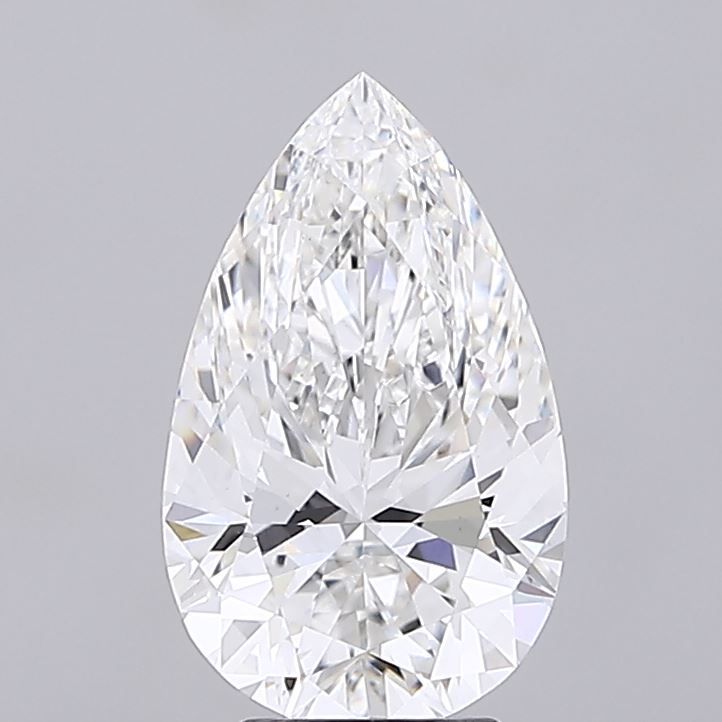 4.10 ct. pear Lab Grown Diamond front image
