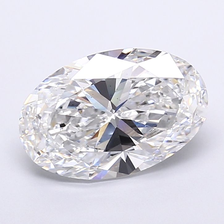 6.02 ct. oval Lab Grown Diamond front image