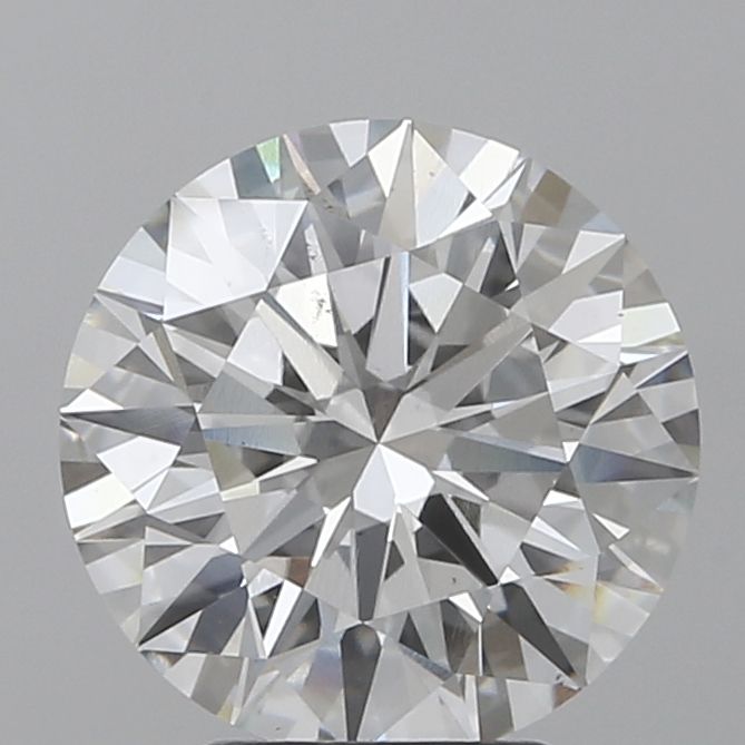 Diamant Rond 4.04 ct - Couleur G - Pureté SI1