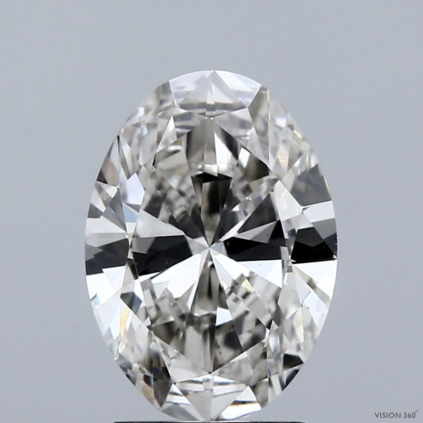 2.50 ct. oval Lab Grown Diamond front image