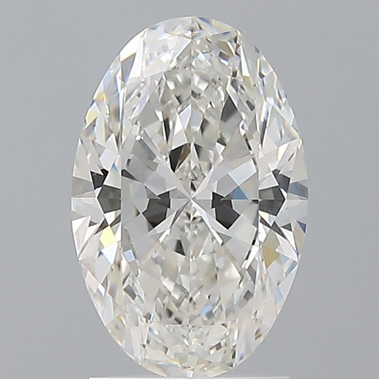 2.10 ct. oval Lab Grown Diamond front image