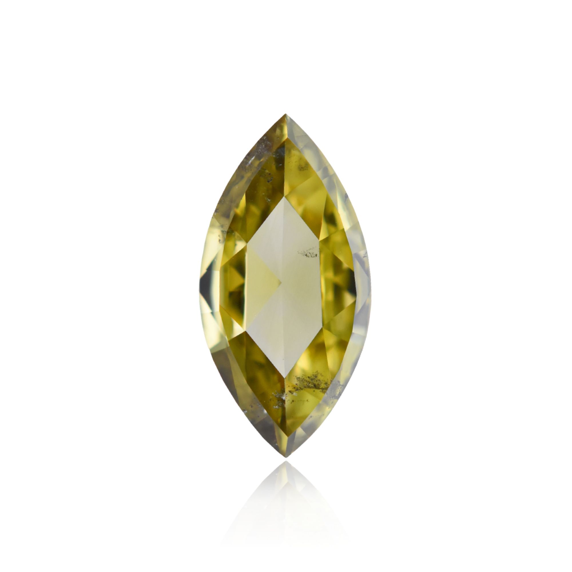 Diament 0.62 ct Fancy Deep Brownish Greenish Yellow/SI2