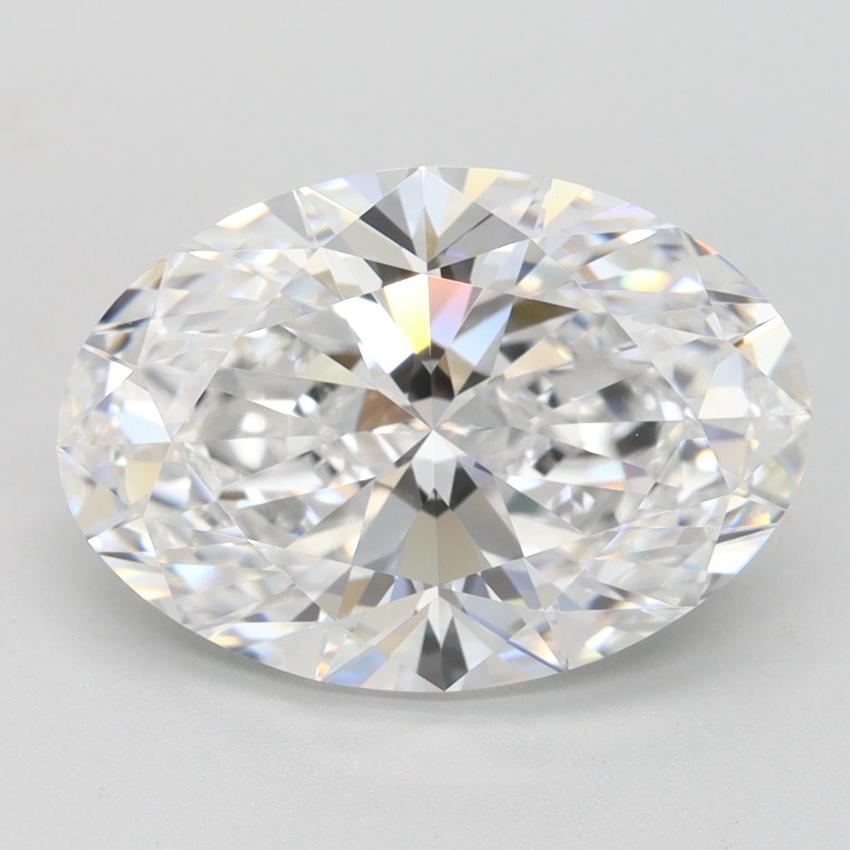 4.13 ct. oval Lab Grown Diamond front image