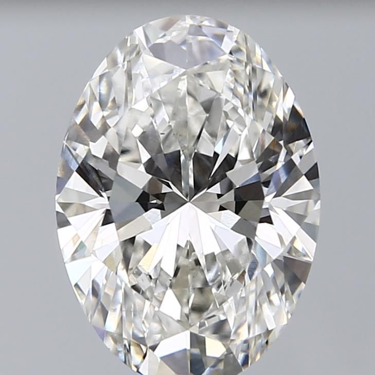 4.14 ct. oval Lab Grown Diamond front image