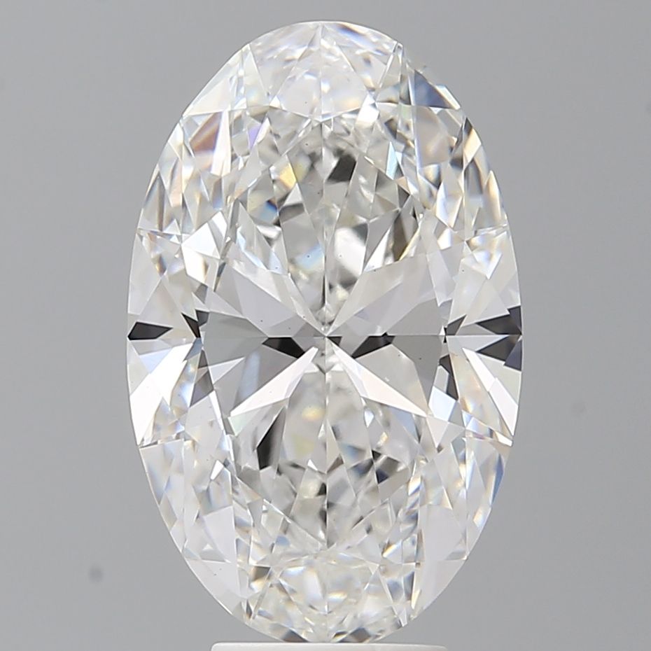 6.01 ct. oval Lab Grown Diamond front image
