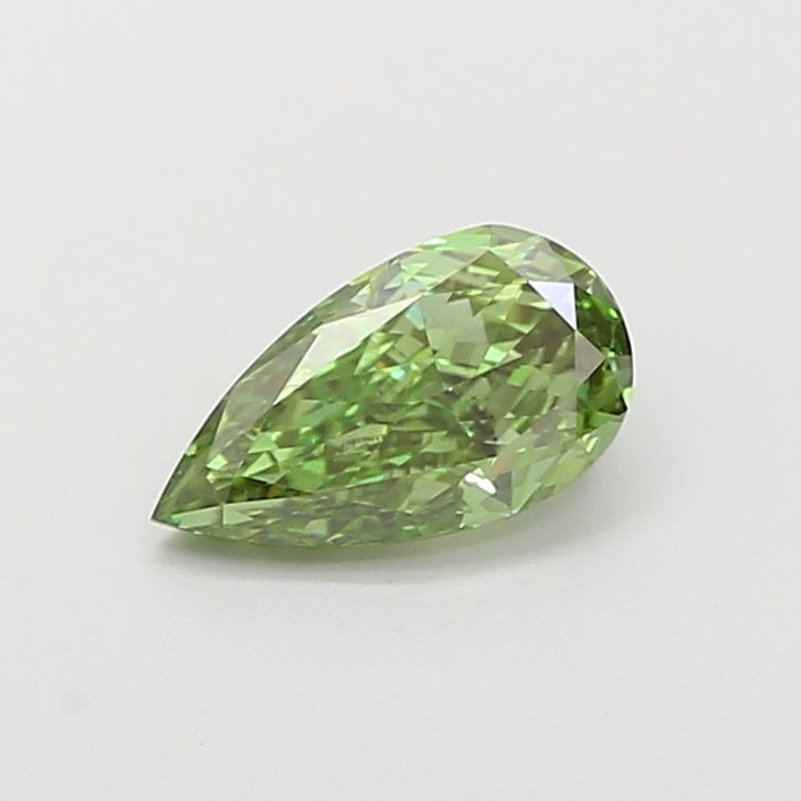 0.9 CT Fancy Vivid Green PEAR