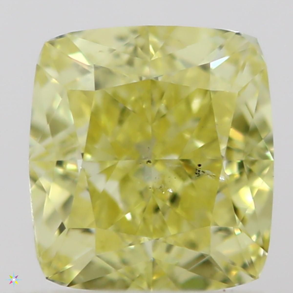 Diament 0.55 ct Fancy Intense Yellow/SI1