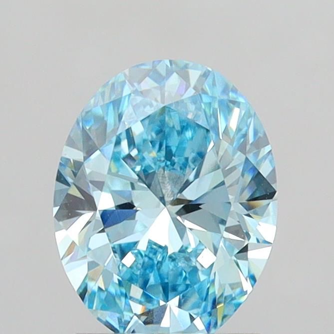 1.91 CT Fancy Vivid Blue OVAL
