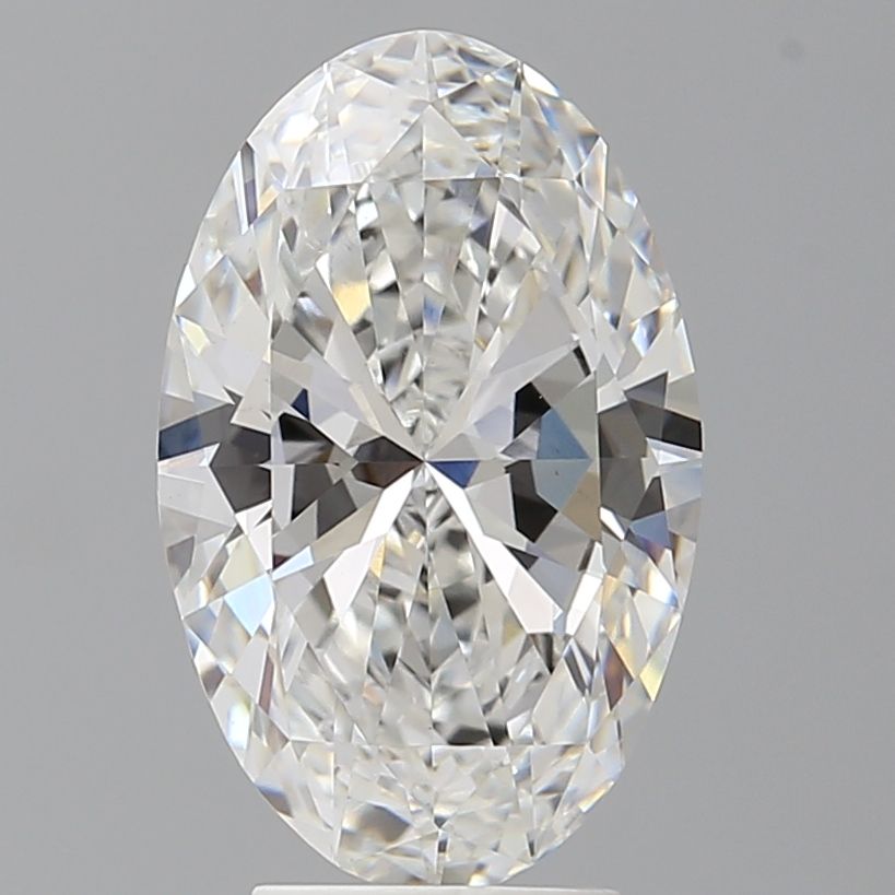 3.99 ct. oval Lab Grown Diamond front image